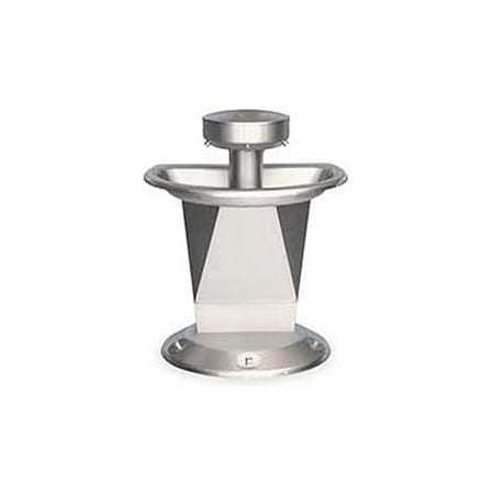 Bradley Bradley Corp Wash Fountain, Semi-Circular, Off-line Vent, Series SN2003, 3 Person S93-627